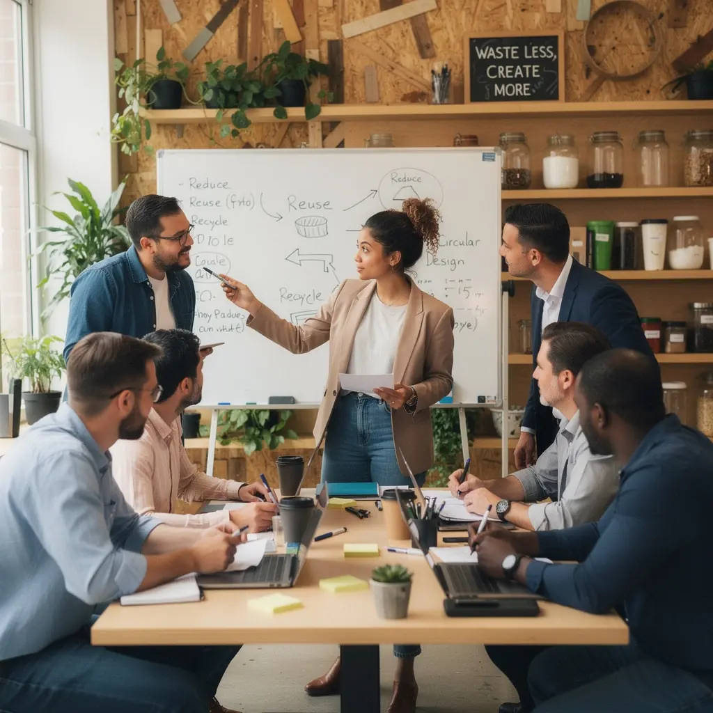 Professional team collaboration